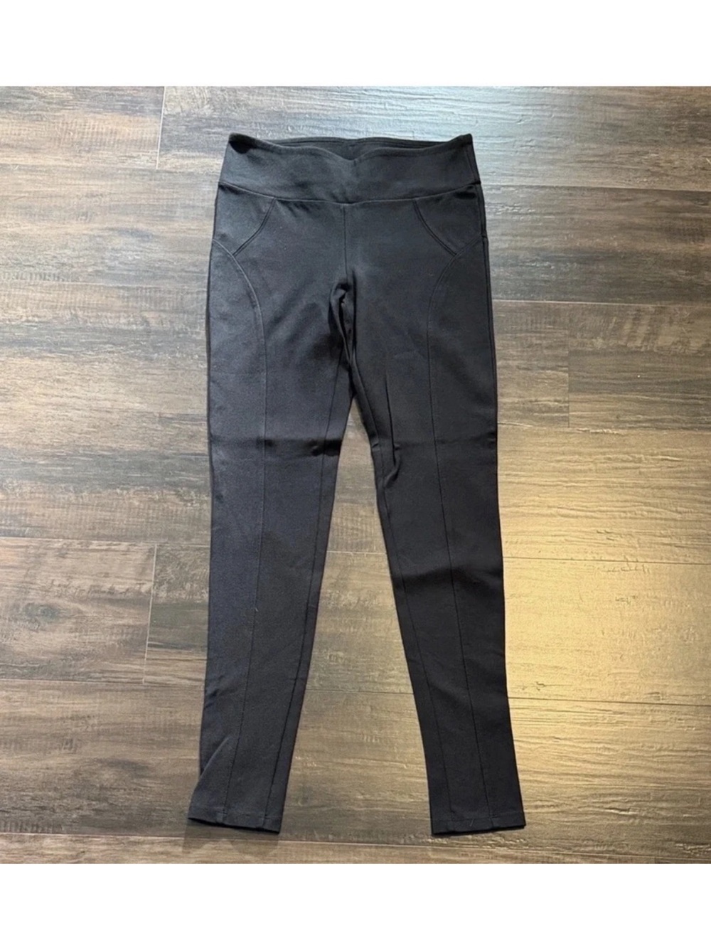 VICINITY Woman’s Casual Stretch Legging Slacks Size Medium Black 26x27